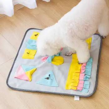 לכלב לרחרח צעצוע יצירתי רך אינטראקטיבי להאט את האכילה ליקוט צעצוע מחמד מרחרח מחצלת כלב צעצוע פאזל מתחים